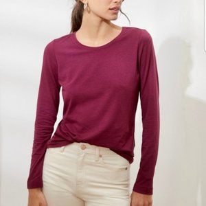 Banana Republic Cozy Slub Long Sleeve Shirt S